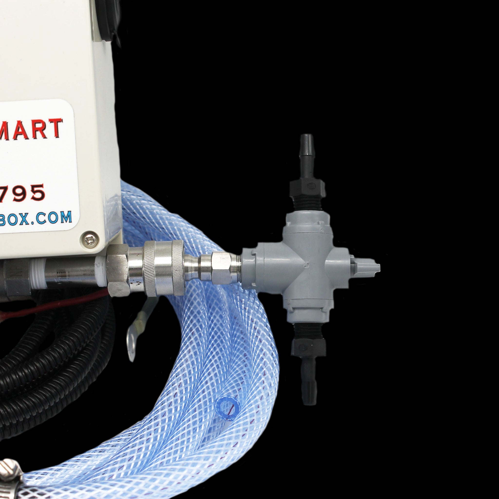 Smartstream Remote Injector Box Remote Start for Downstream Injectors - PVC Ball Valve [Hard-Wired ...